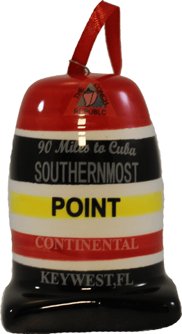Southernmost Point Key West Florida Buoy Holiday Ornament
