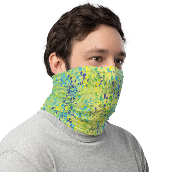 Mahi Print Neck Gaiter/Buff Dolphinfish Pattern