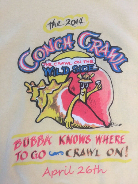 Conch Republic Independence Celebration Crawl T Shirt Key West Florida 2014