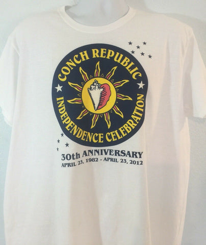 Conch Republic Independence Celebration 30th Anniversary T Shirt 2012 Key West