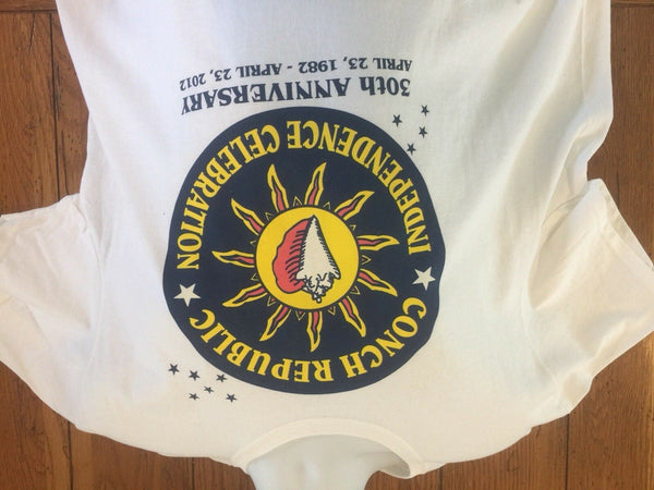 Conch Republic Independence Celebration 30th Anniversary T Shirt 2012 Key West
