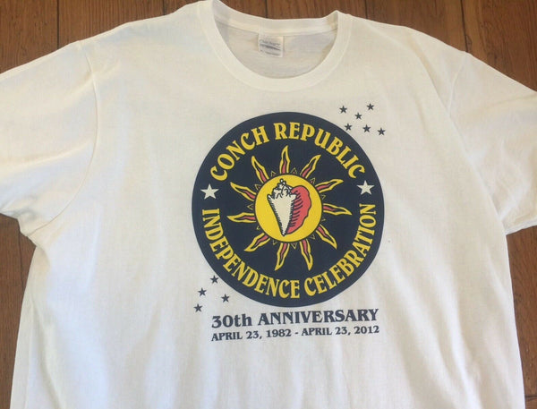 Conch Republic Independence Celebration 30th Anniversary T Shirt 2012 Key West