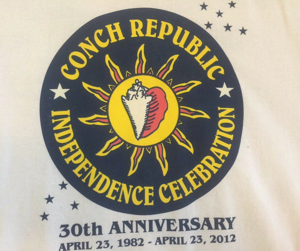 Conch Republic Independence Celebration 30th Anniversary T Shirt 2012 Key West