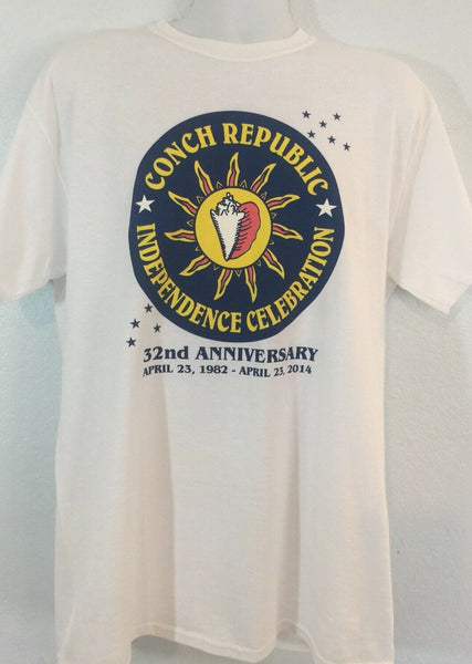 Key West Conch Republic Independence Celebration Tee Shirt 2014 Florida