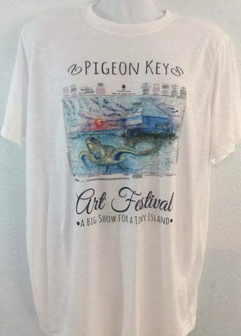 Pigeon Key Art Festival Florida Keys Adult Large Tee Shirt (23)
