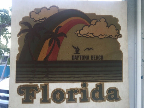 Vintage Rat's Hole Iron On T Shirt Heat Transfer Daytona Beach Florida Kitsch