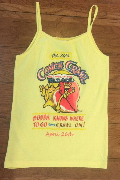 Conch Republic Independence Celebration Crawl Tank Top 2014 Bubba Key West FL