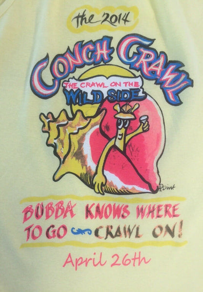 Conch Republic Independence Celebration Crawl Tank Top 2014 Bubba Key West FL