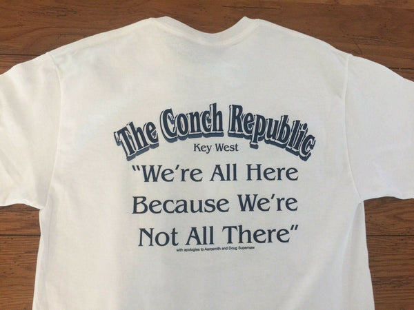 Conch Republic Independence Celebration 2013 T Shirt Key West Florida White