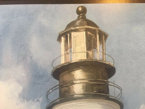 Key West Lighthouse Robert E Kennedy Studios Key West Art Print 7.5 x 11"