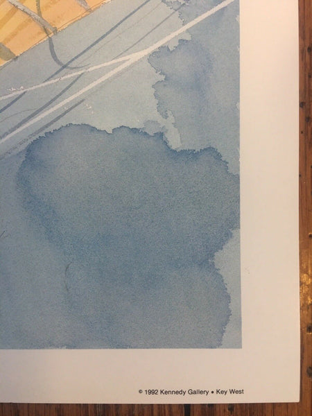 Fort Lauderdale to Key West Race Signed Numbered Robert Kennedy Print 1992 Sail