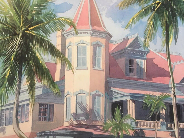 Southernmost House, Key West Florida Robert Kennedy Studio's Art Print 1991 NOS