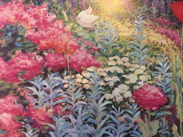 Red Poppy Hand Signed & Numbered Art Print by Michele Kennedy 12.5x9.5" Floral