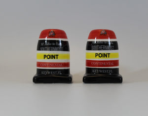 Key West Florida Southernmost Point Buoy Salt & Pepper Shakers Souvenir Gift Set