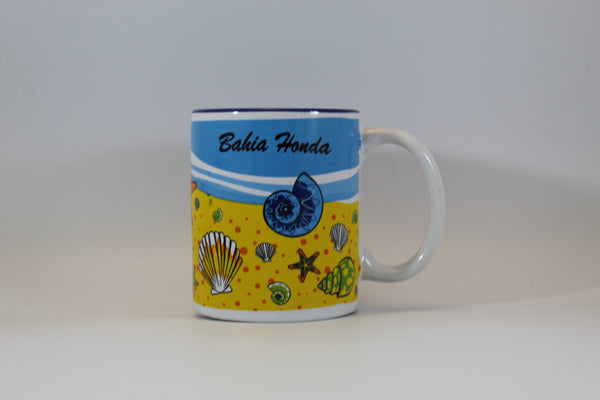 Bahia Honda Beach Ceramic Coffee Mug Florida Keys Shells Souvenir