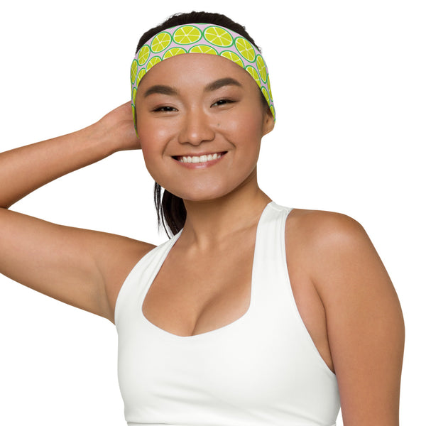 Key Limes on Whisper Pink Headband