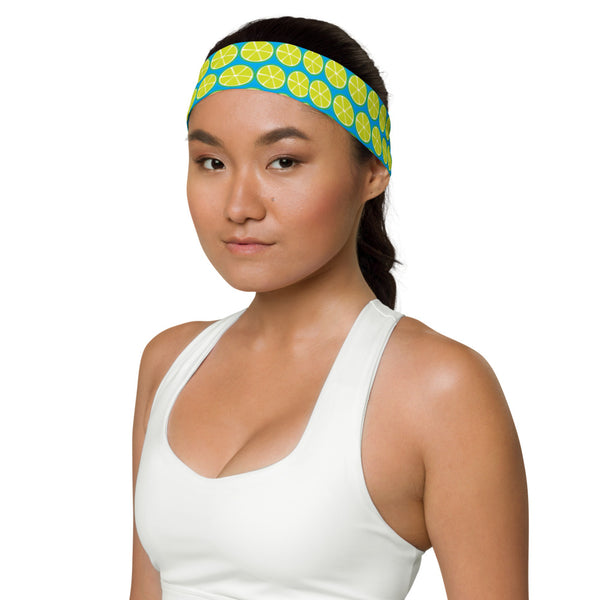 Key Limes Headband Cyan