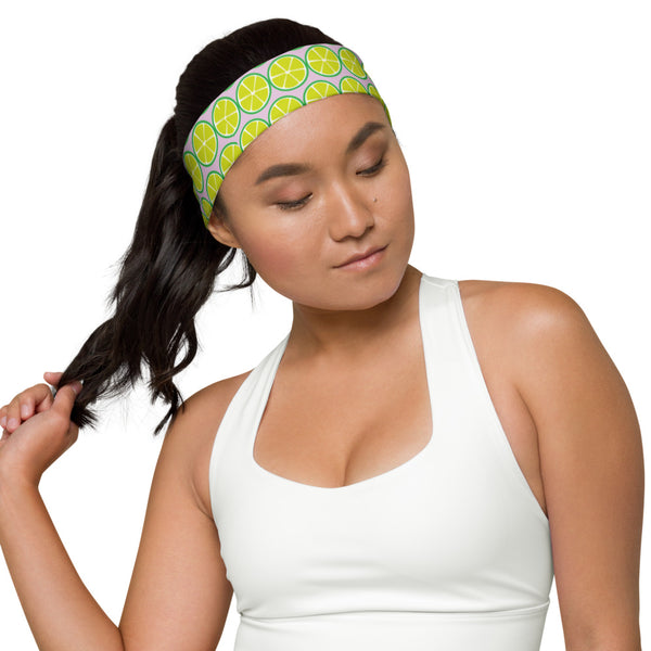 Key Limes on Whisper Pink Headband