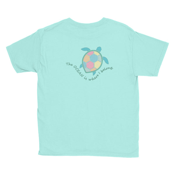 Sea turtle tee shirt t shirt ocean pastel prepp