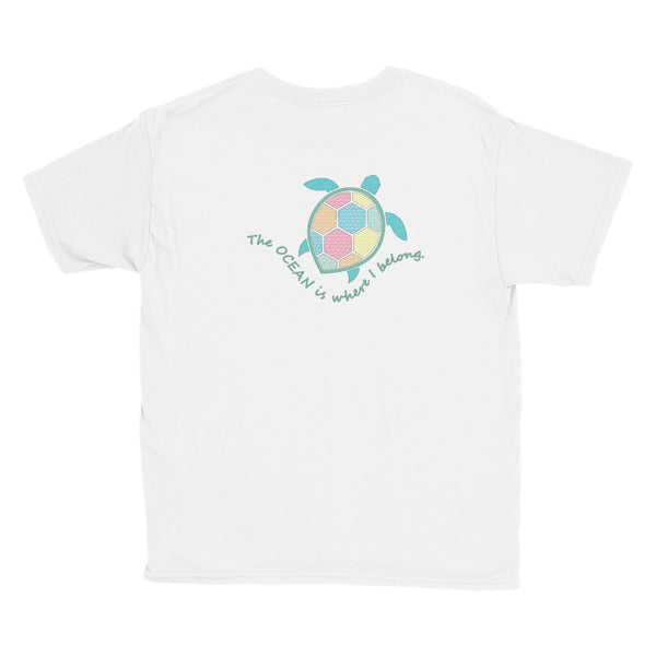 Sea turtle tee shirt t shirt ocean pastel prepp