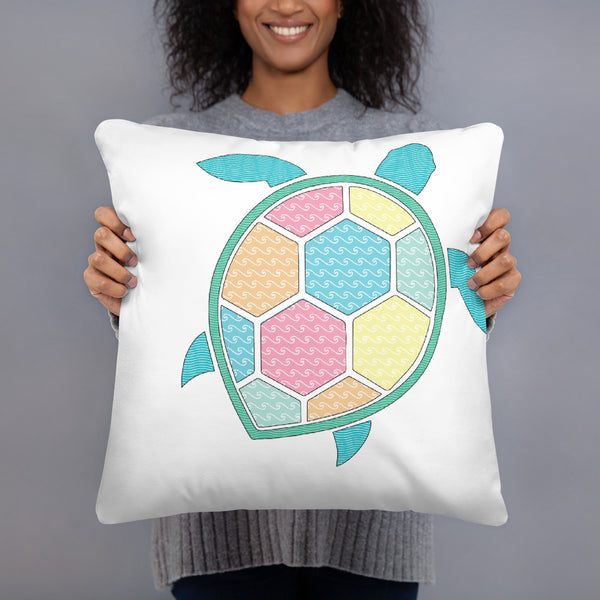 Sea Turtle Basic Pillow