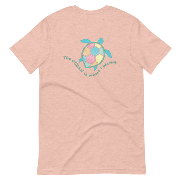 Sea turtle tee shirt t shirt ocean pastel prepp