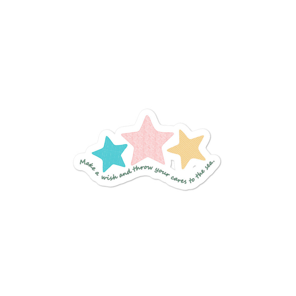 Make a Wish Starfish Sticker