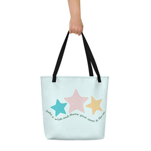 Wish on a Starfish Beach Bag