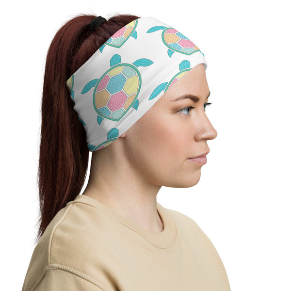 Turtle Multi-Purpose Buff, Neck Gaiter, Head Band, Face Mask