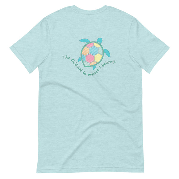 Sea turtle tee shirt t shirt ocean pastel prepp