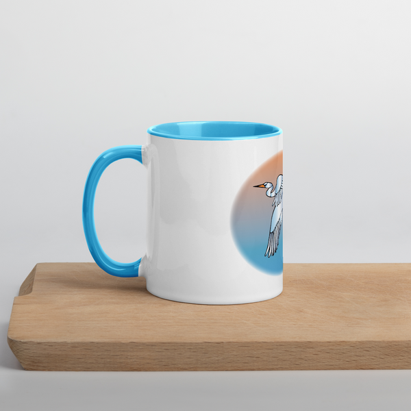 Heron Mug with Color Inside