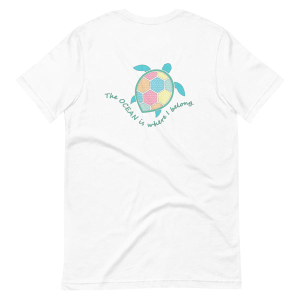 Sea turtle tee shirt t shirt ocean pastel preppy