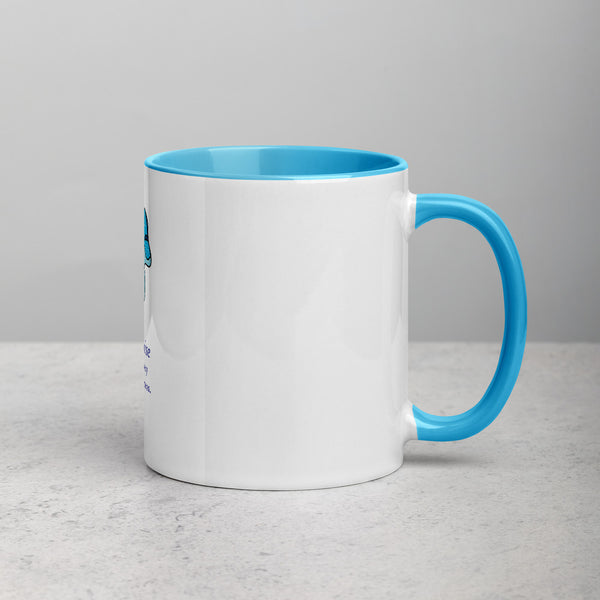 Porpoise Mug with Color Inside