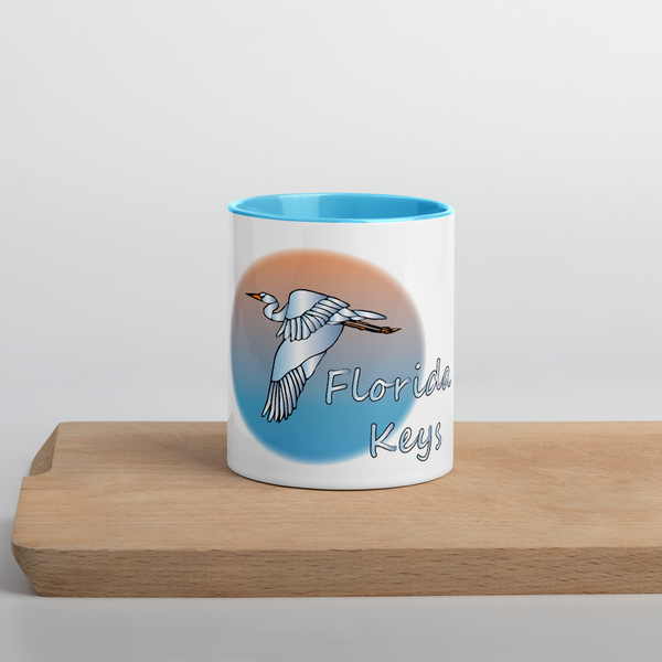 Heron Mug with Color Inside