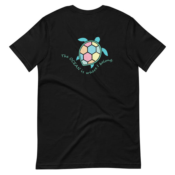 Sea turtle tee shirt t shirt ocean pastel prepp