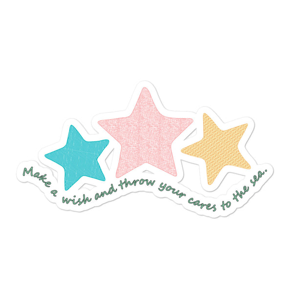 Make a Wish Starfish Sticker