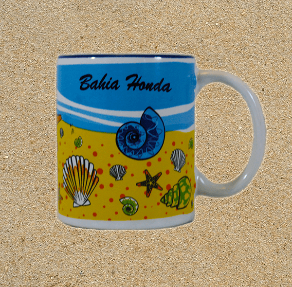 Bahia Honda Beach Ceramic Coffee Mug Florida Keys Shells Souvenir