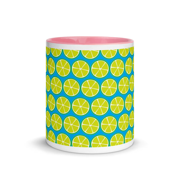 Key Lime Coffee Mug Cyan Blue